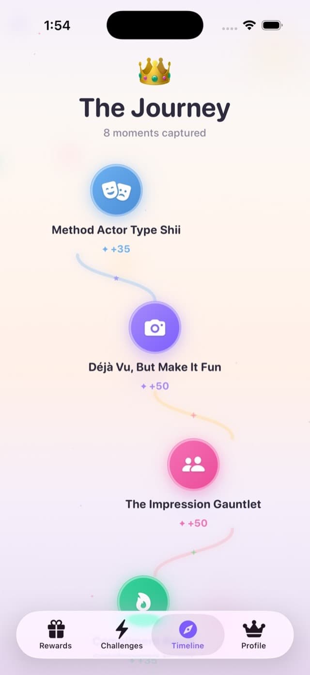 BirthdayQuest app screenshot
